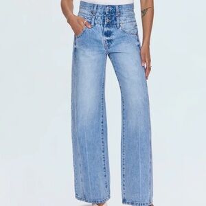 Pistola Caleb High Rise Stacked Waist Jean